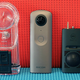 From left to right: The $200 TW-1 underwater housing (good down to 30 meters), the $430 Theta V and $270 TA-1 external mic.